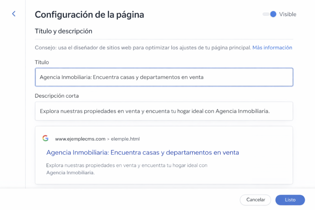 Cómo crear gratis una página web para mi negocio 6 Seo Básico Para Página Web Para Mi Negocio Con Título Y Descripción.